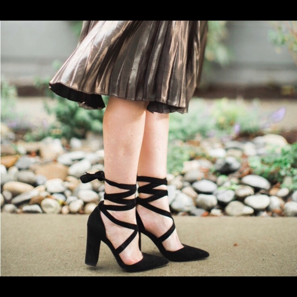 Steve madden black Bryony Heels
